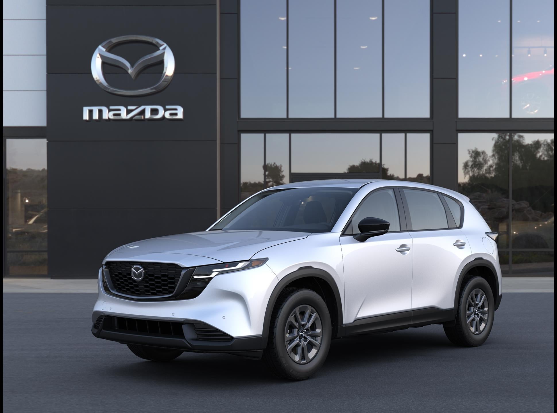 2026 Mazda Mazda CX-5 2.5 S AWD in Rhodium White Metallic — front three-quarter view