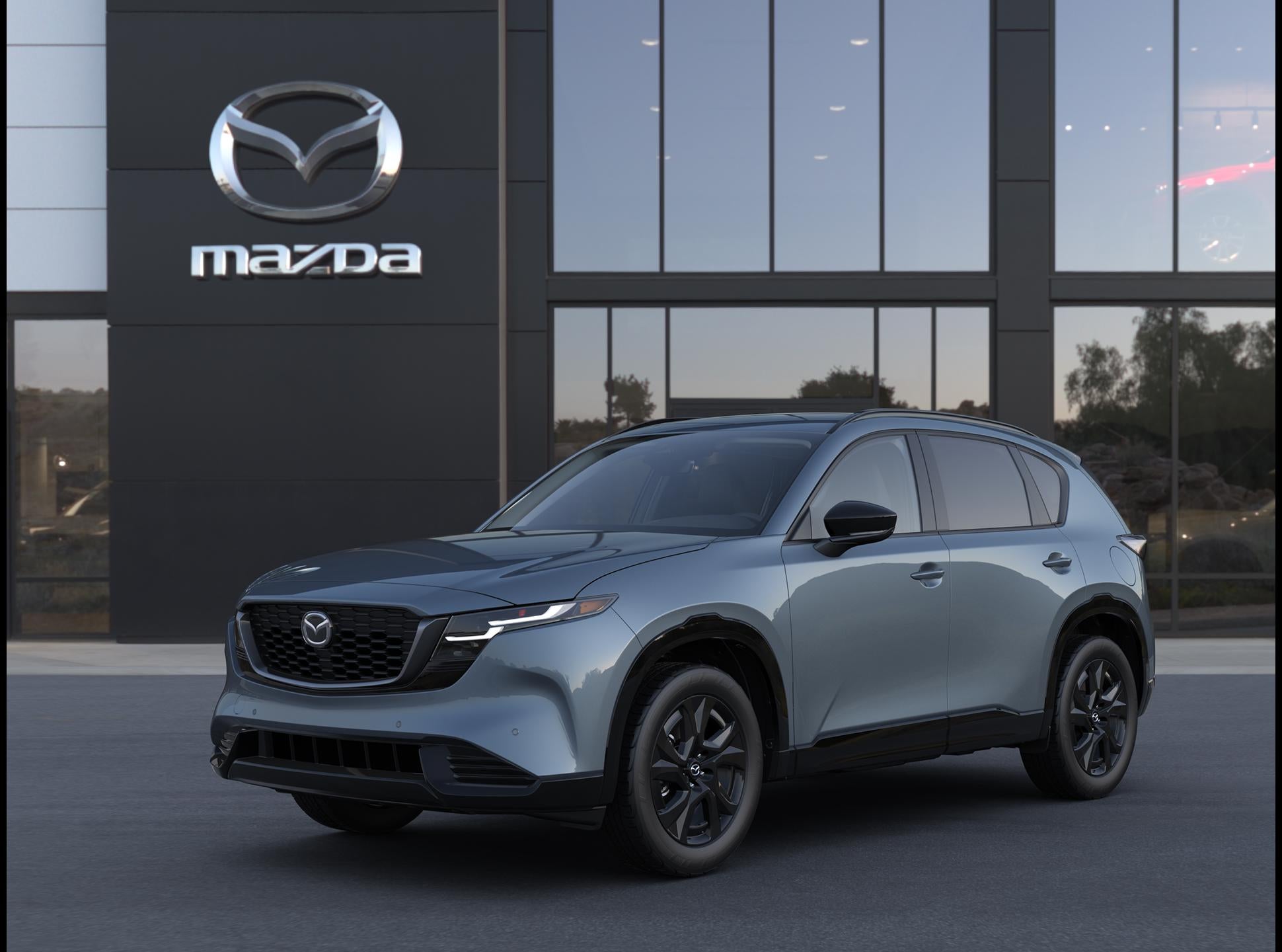 2026 Mazda Mazda CX-5 2.5 S Premium AWD in Polymetal Gray Metallic — front three-quarter view