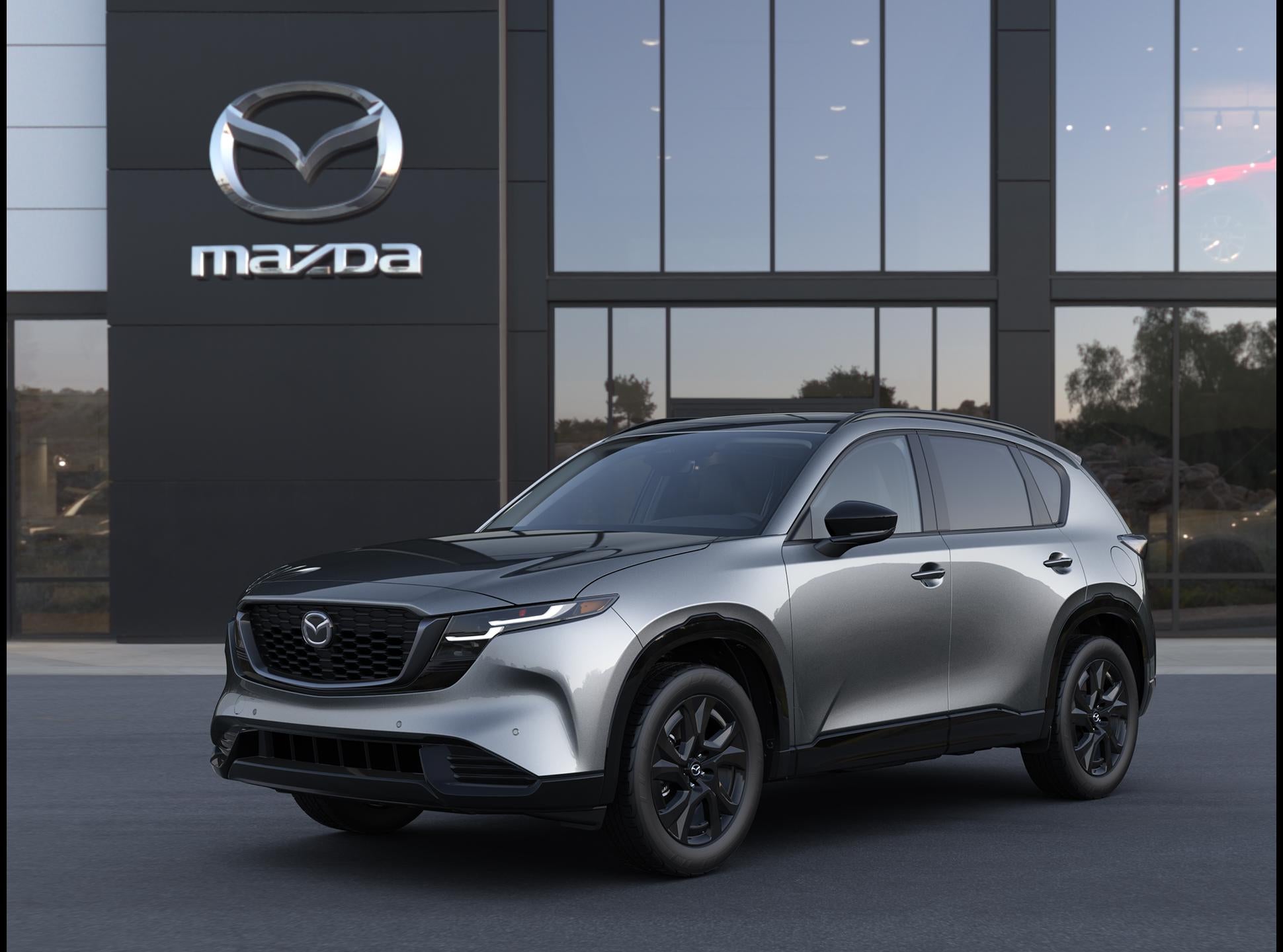 2026 Mazda Mazda CX-5 2.5 S Premium AWD in Machine Gray Metallic — front three-quarter view