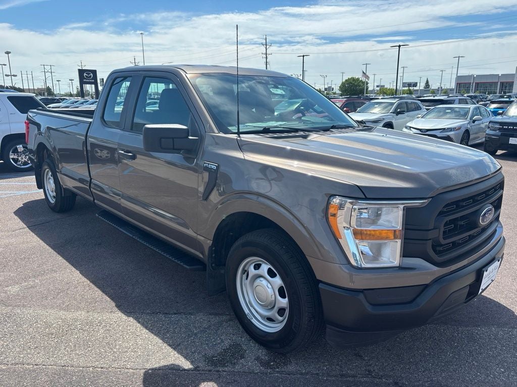 2021 Ford F-150 — rear three-quarter view