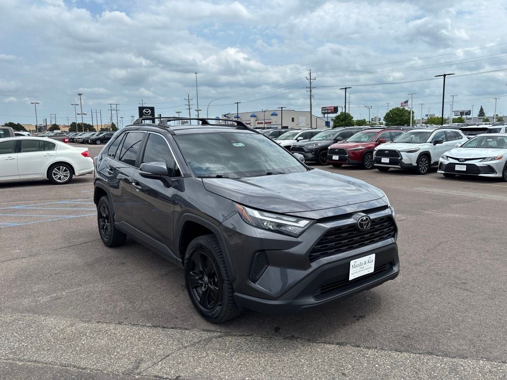 2022 Toyota RAV4 — rear three-quarter view