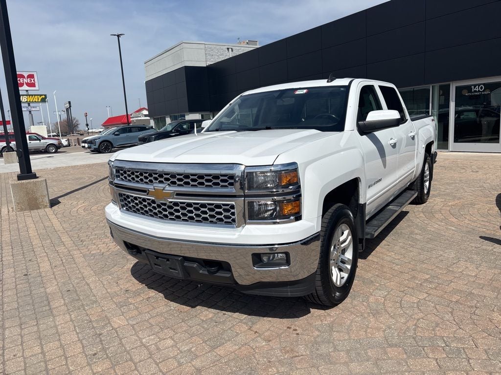 2015 Chevrolet Silverado 1500 LT LT1 in Summit White — front three-quarter view